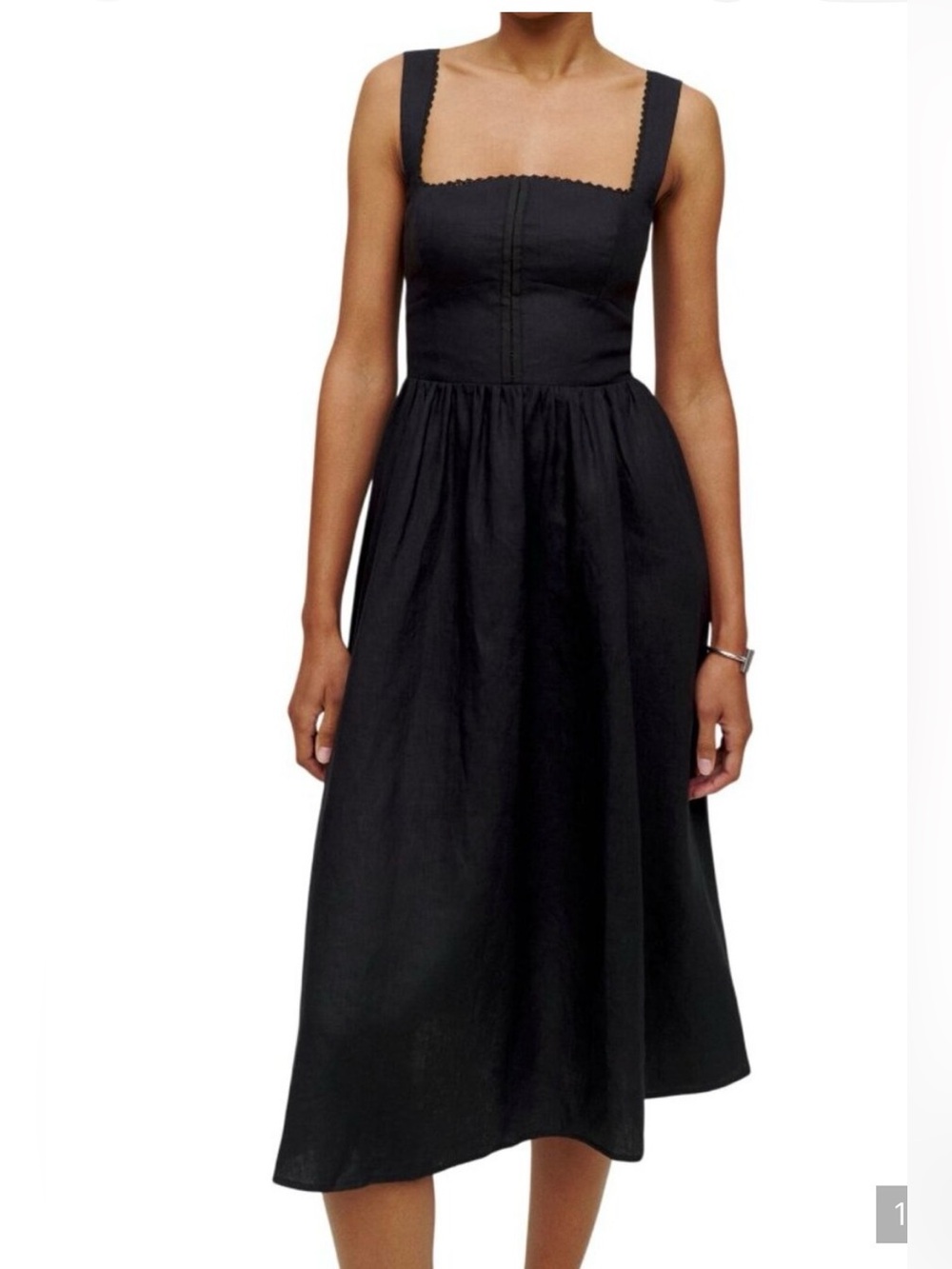 Reformation Tagliatelle linen  Dress